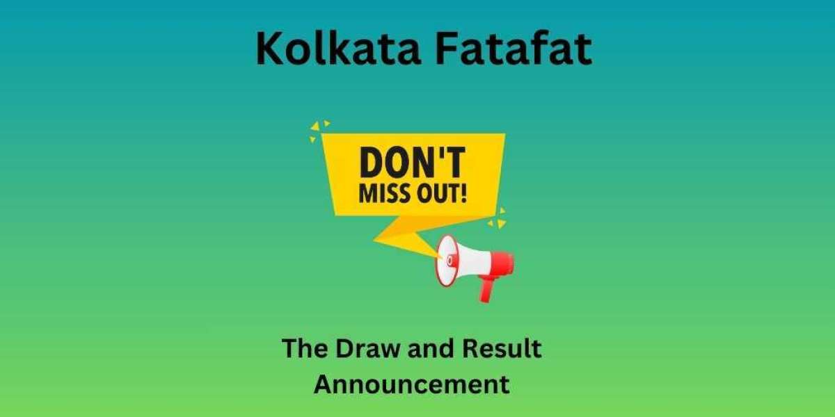 Kolkata Fatafat-ড্র এবং ফলাফল ঘোষণা